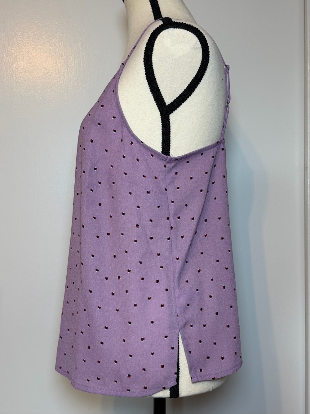 Halogen Women’s size small lavender purple camisole tank top adjustable strap - Picture 4 of 9